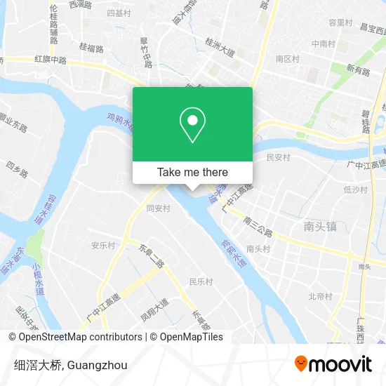 细滘大桥 map