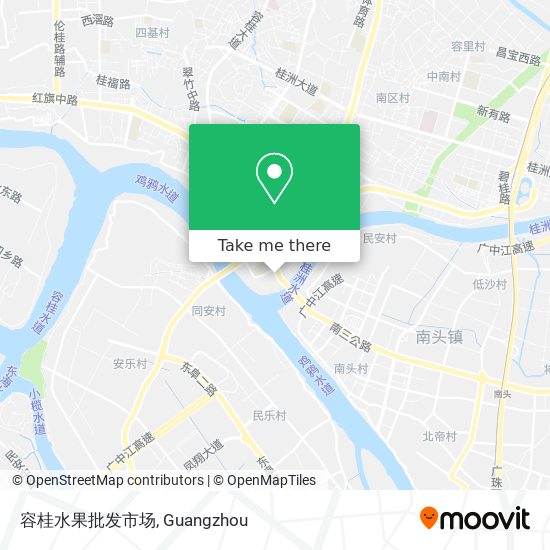 容桂水果批发市场 map