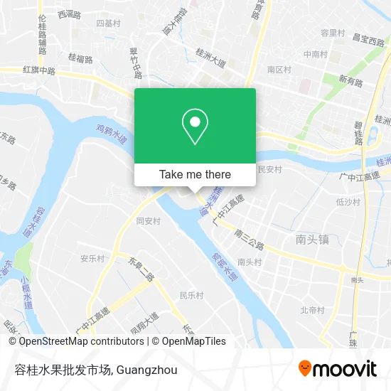 容桂水果批发市场 map
