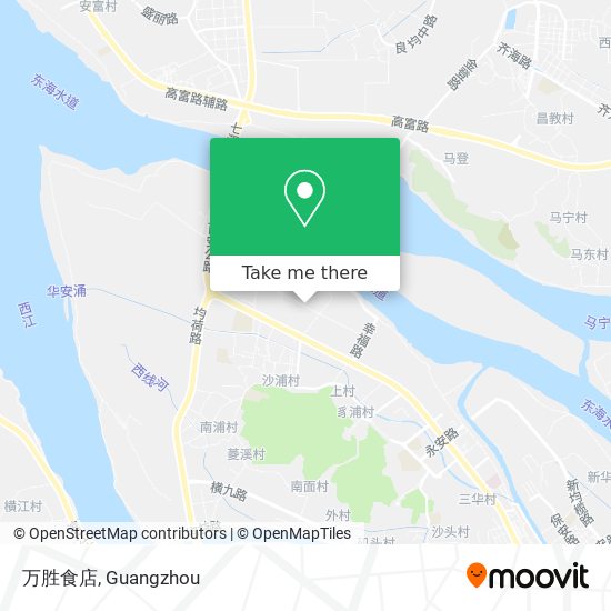 万胜食店 map