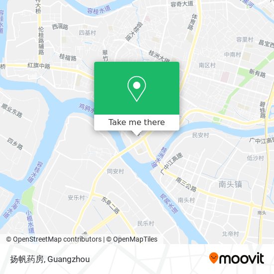 扬帆药房 map