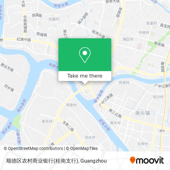 顺德区农村商业银行(桂南支行) map