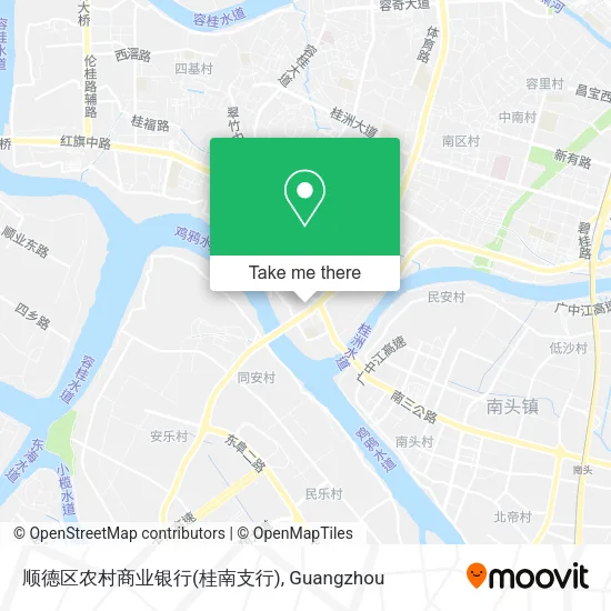 顺德区农村商业银行(桂南支行) map