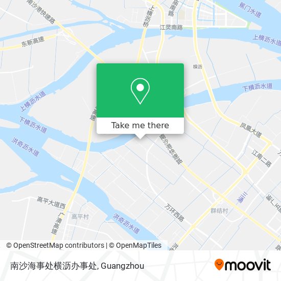 南沙海事处横沥办事处 map