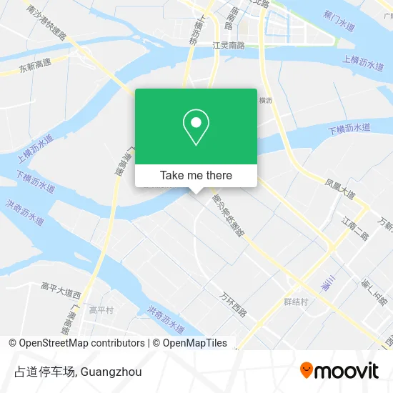 占道停车场 map