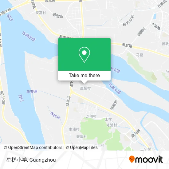 星槎小学 map