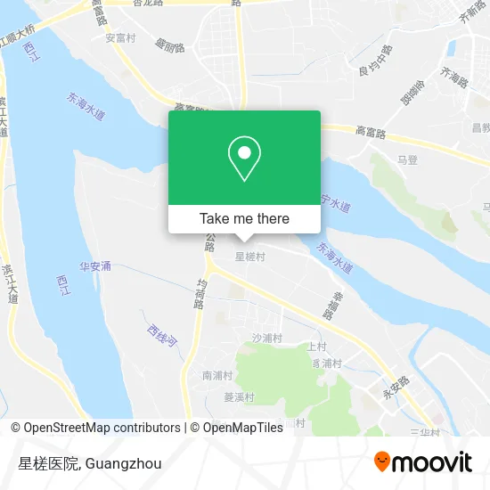 星槎医院 map