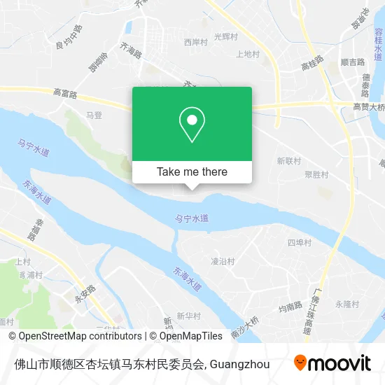佛山市顺德区杏坛镇马东村民委员会 map