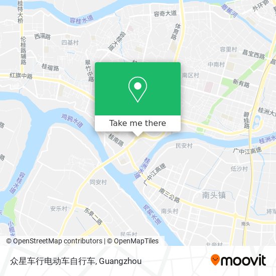 众星车行电动车自行车 map