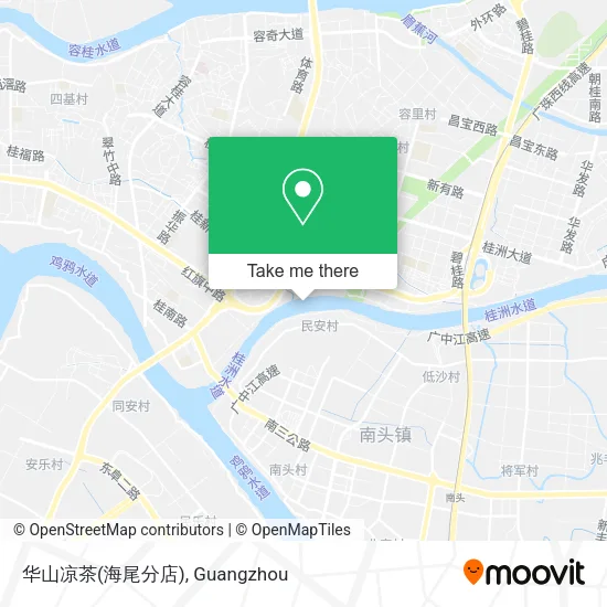 华山凉茶(海尾分店) map