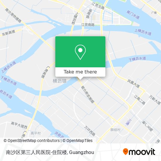 南沙区第三人民医院-住院楼 map