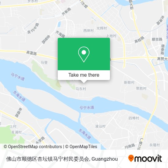 佛山市顺德区杏坛镇马宁村民委员会 map