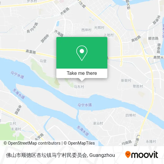 佛山市顺德区杏坛镇马宁村民委员会 map