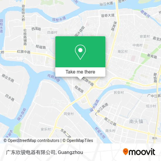 广东欣骏电器有限公司 map