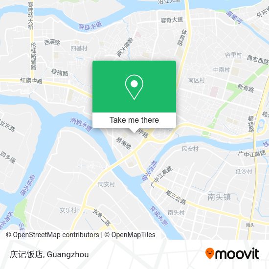 庆记饭店 map