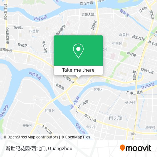 新世纪花园-西北门 map