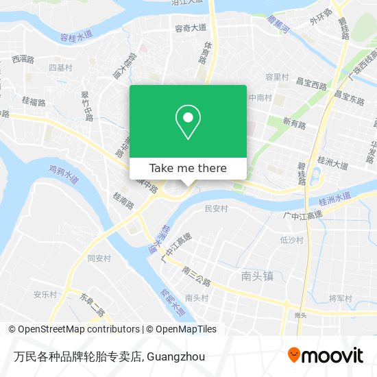 万民各种品牌轮胎专卖店 map