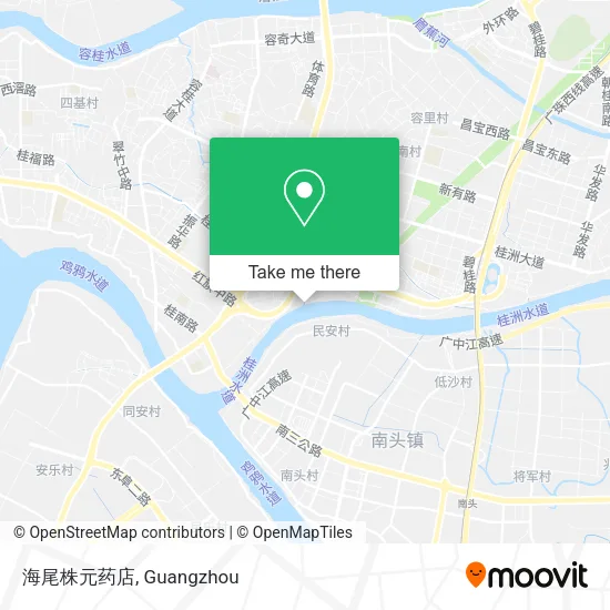 海尾株元药店 map