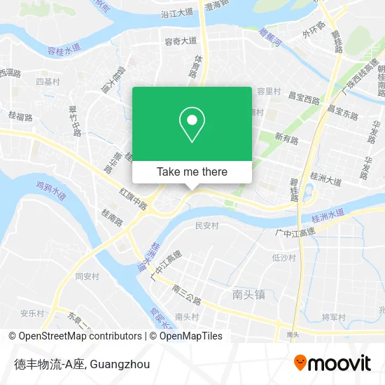 德丰物流-A座 map