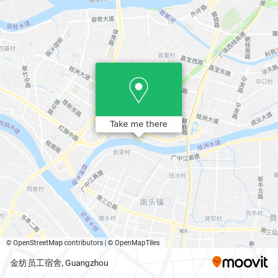 金纺员工宿舍 map