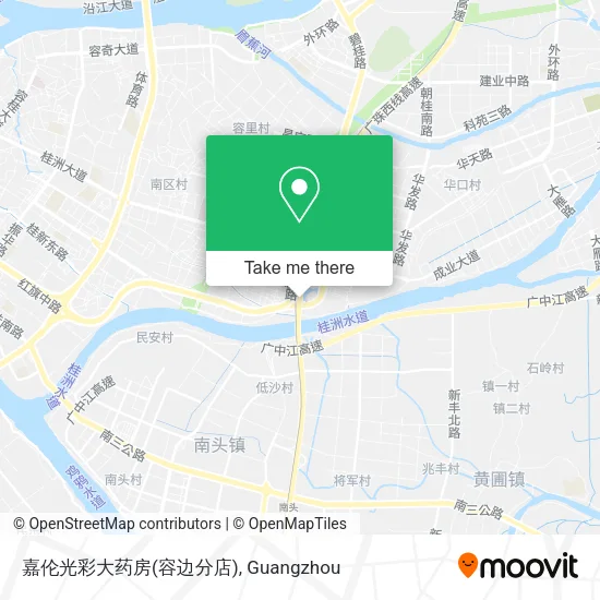 嘉伦光彩大药房(容边分店) map