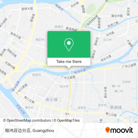 顺鸿容边分店 map
