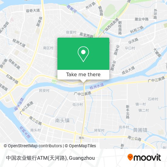 中国农业银行ATM(天河路) map