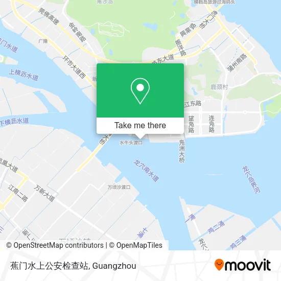 蕉门水上公安检查站 map