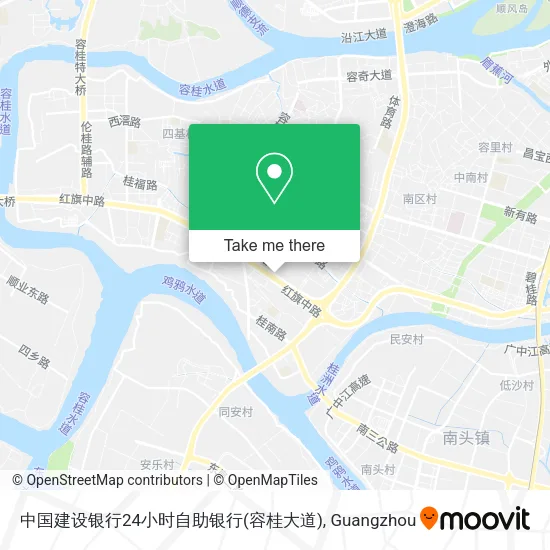 中国建设银行24小时自助银行(容桂大道) map