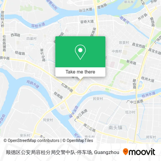 顺德区公安局容桂分局交警中队-停车场 map