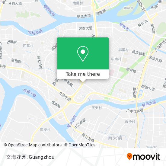 文海花园 map