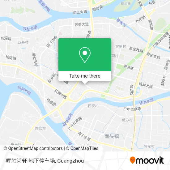 晖胜尚轩-地下停车场 map