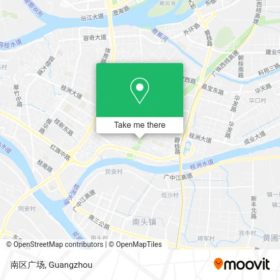 南区广场 map