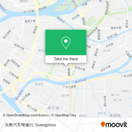 兴教汽车维修行 map