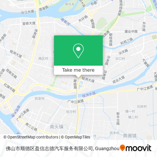 佛山市顺德区盈信志德汽车服务有限公司 map