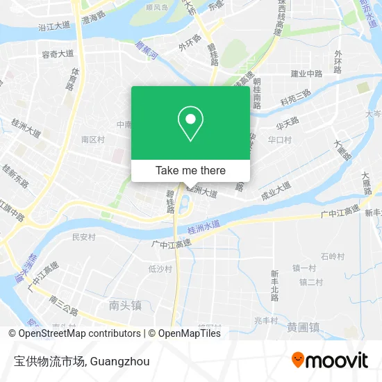 宝供物流市场 map