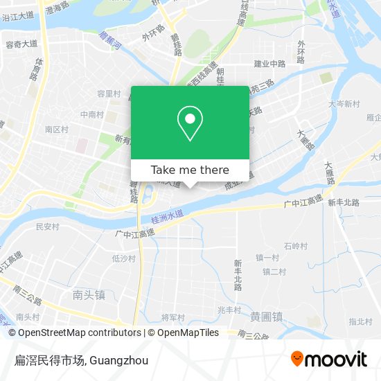 扁滘民得市场 map