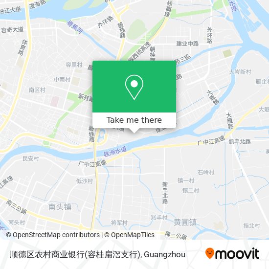 顺德区农村商业银行(容桂扁滘支行) map