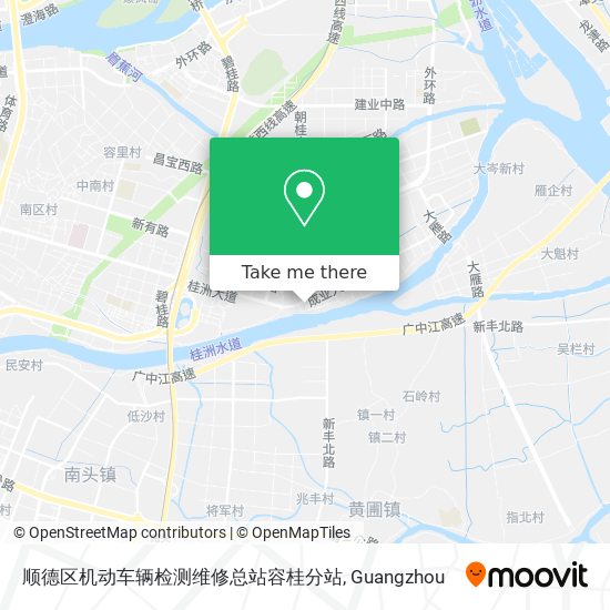 顺德区机动车辆检测维修总站容桂分站 map