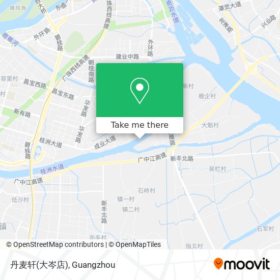 丹麦轩(大岑店) map