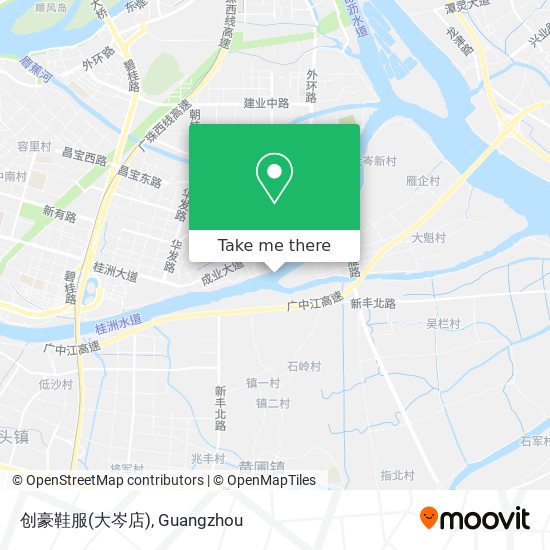 创豪鞋服(大岑店) map