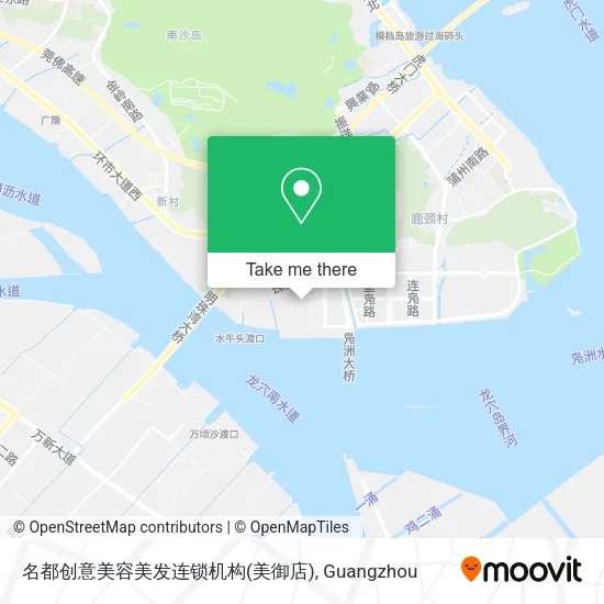 名都创意美容美发连锁机构(美御店) map