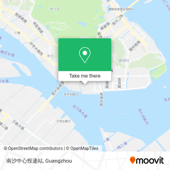 南沙中心投递站 map