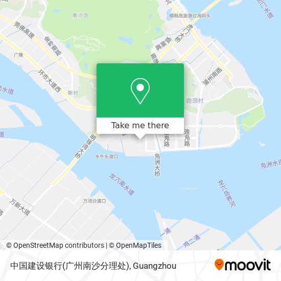 中国建设银行(广州南沙分理处) map