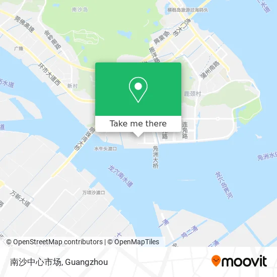 南沙中心市场 map