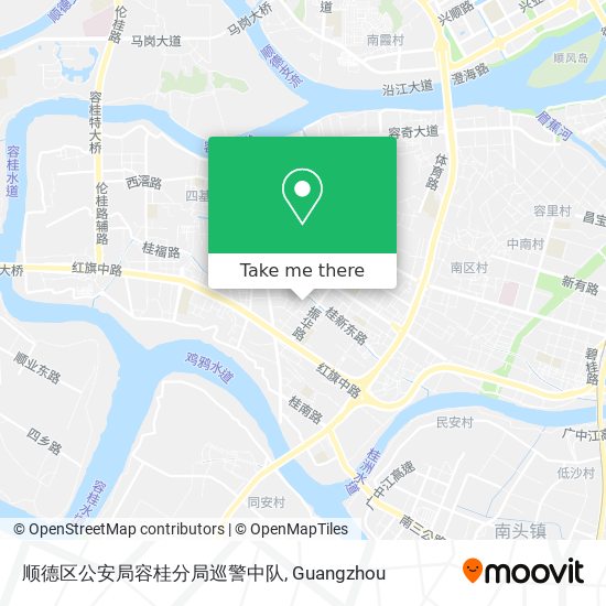 顺德区公安局容桂分局巡警中队 map