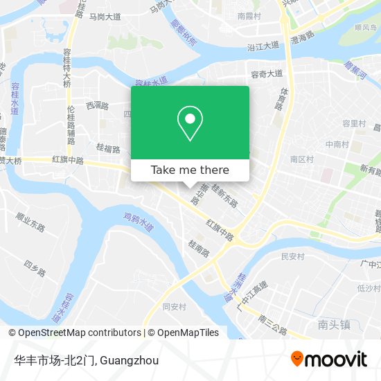 华丰市场-北2门 map