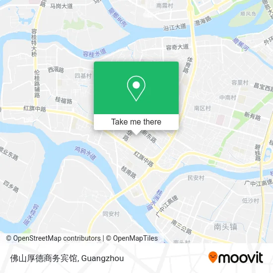 佛山厚德商务宾馆 map