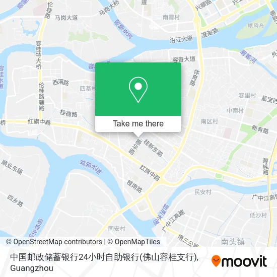 中国邮政储蓄银行24小时自助银行(佛山容桂支行) map