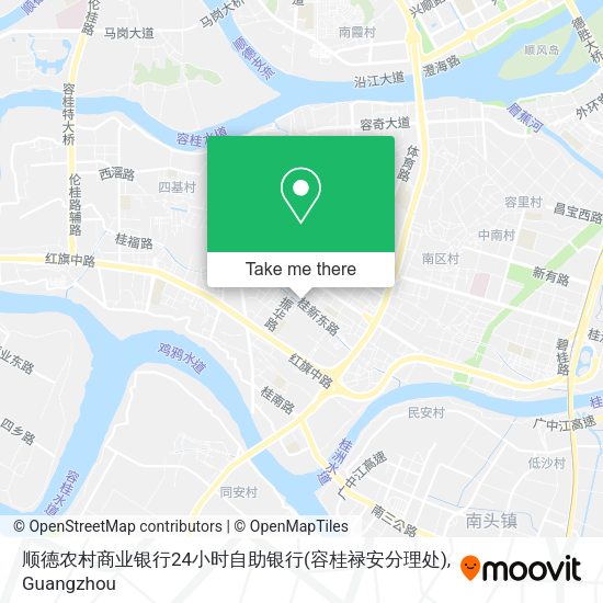 顺德农村商业银行24小时自助银行(容桂禄安分理处) map